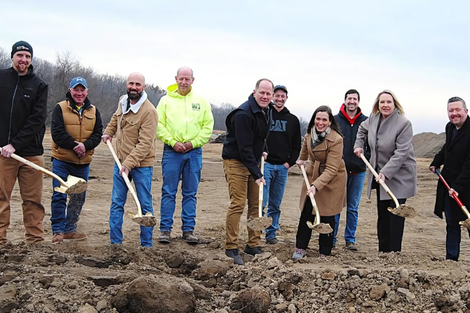 Ridge View Estates infrastructure ground breaking